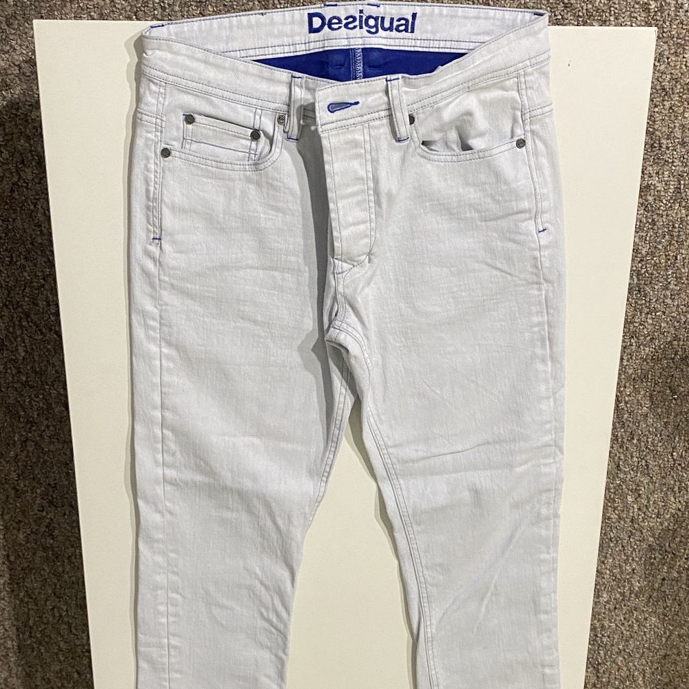 Desigual, male, Size 30, jeans, model Pakaian Jadi Celana Jeans
